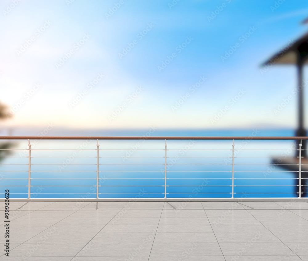 Balcony And Terrace Of Blur Nature Background Balcony And Terrace Of Blur Nature Background