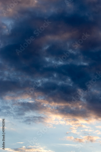 beautiful sky with clouds at dawn © schankz