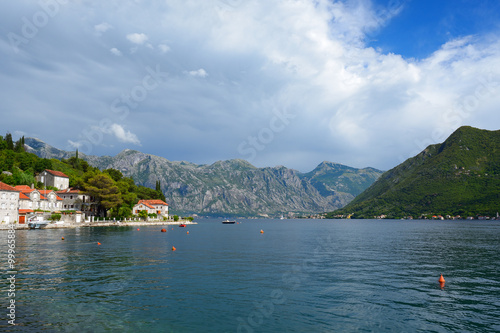 Bay of Kotor near Perast, Montenegro