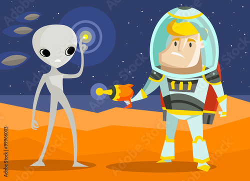 space war on mars