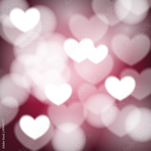 Hearts. Valentine day card. © katerinamk