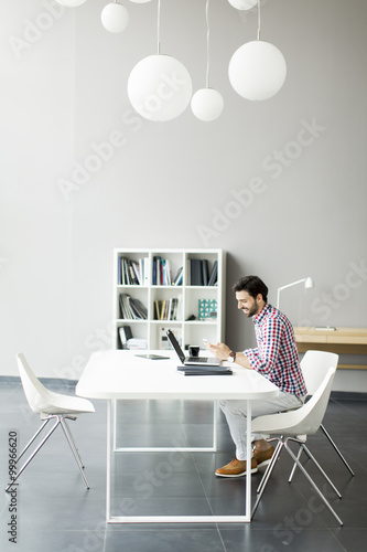 Young man at the office