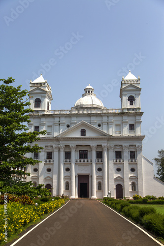 Church of St Cajetan in Goa, India photo