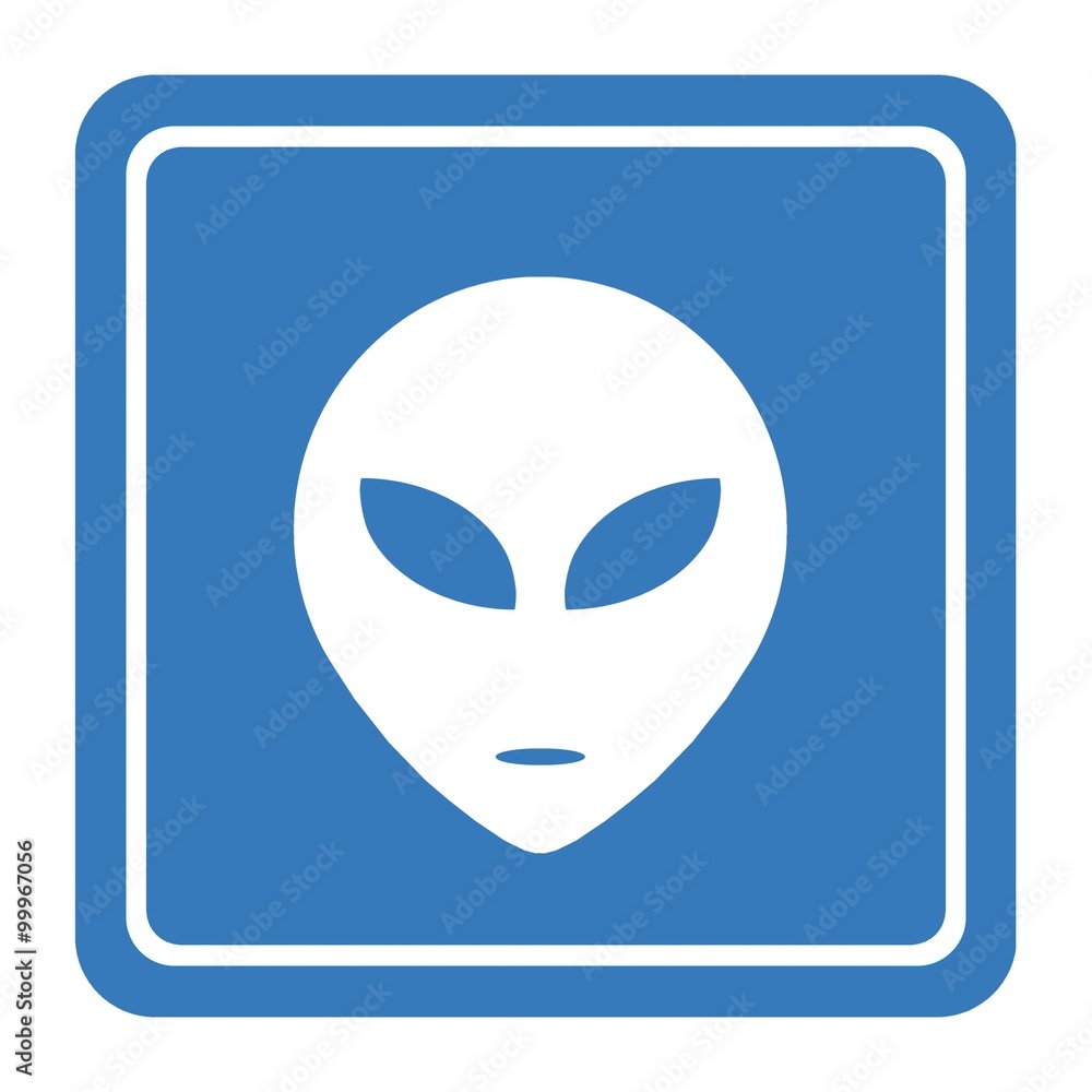 Extraterrestre dans un panneau Extraterrestre dans un panneau