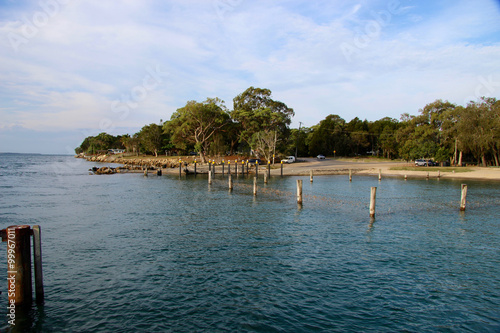 Fotografi Amity Beach, Australien, Stradbroke Island, 2015, Bucht zum Haifischen