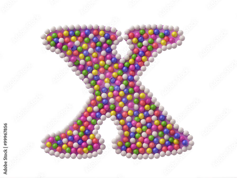 Candy Letter X Candy Letter X