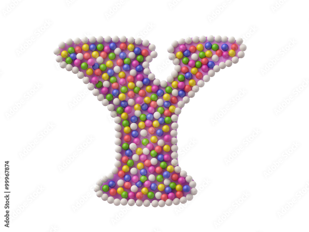 Candy Letter Y Candy Letter Y