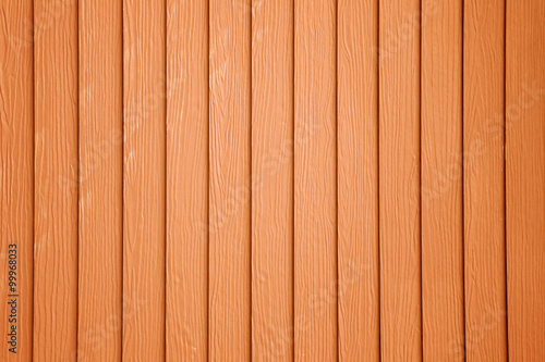 Orange wall wooden pattern background.