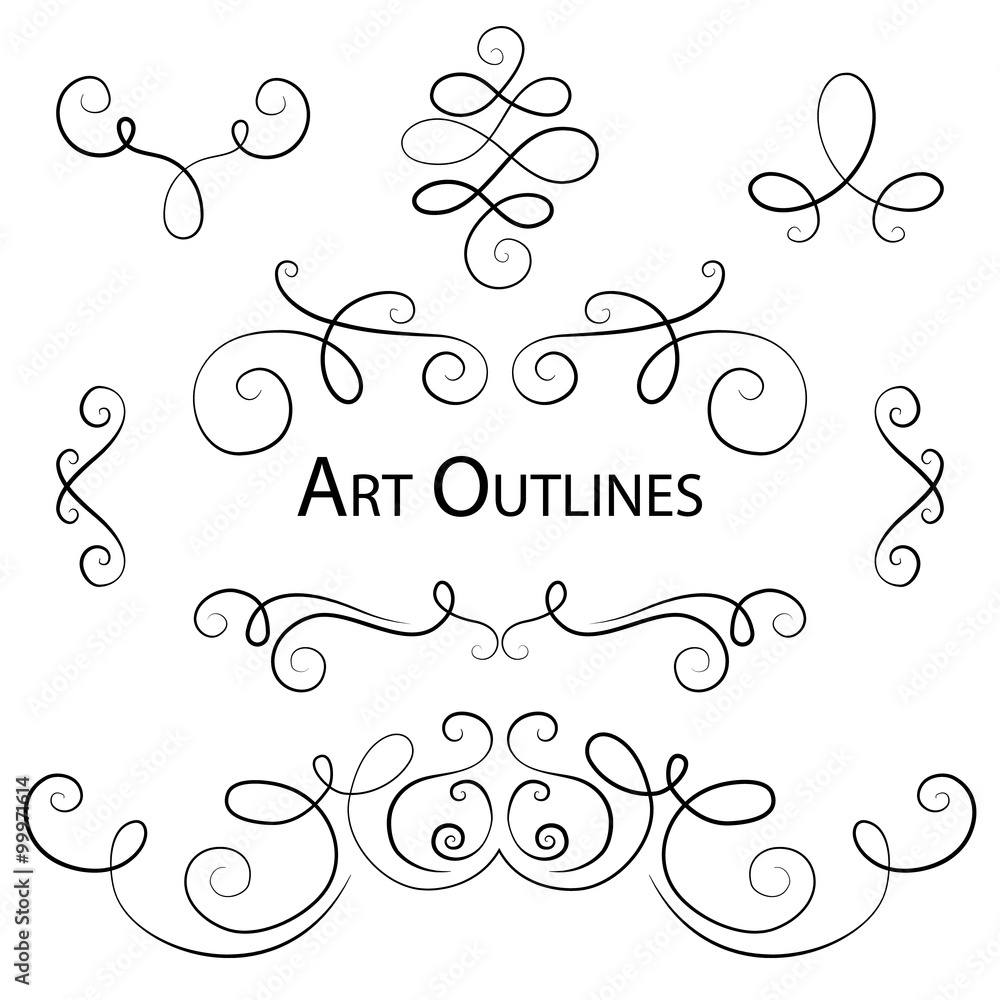 hand drawn set for a skrapbooks, for a wedding card, banners. Vector illustration hand drawn set for a skrapbooks, for a wedding card, banners. Vector illustration