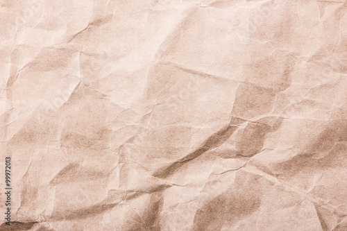 Wallpaper Mural Crumpled retro brown paper texture. Torontodigital.ca