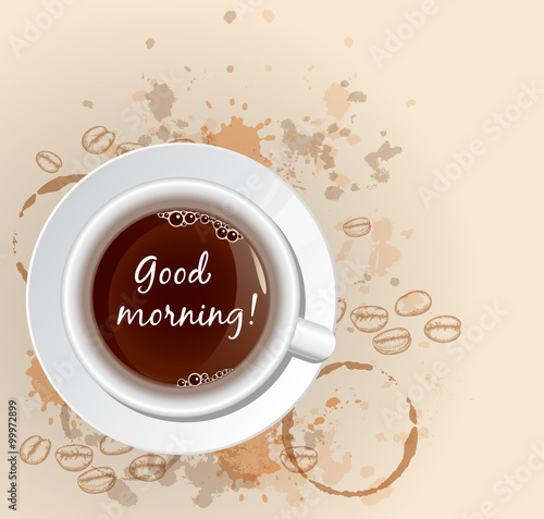 Abstract background with coffee