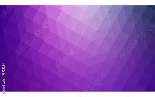 Multicolor purple, pink polygonal design illustration, which consist of triangles and gradient in origami style.