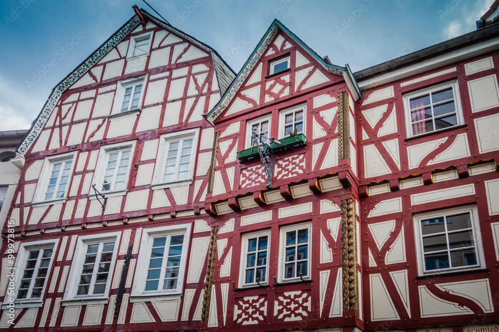 Fachwerkfassaden in Linz am Rhein Fachwerkfassaden in Linz am Rhein