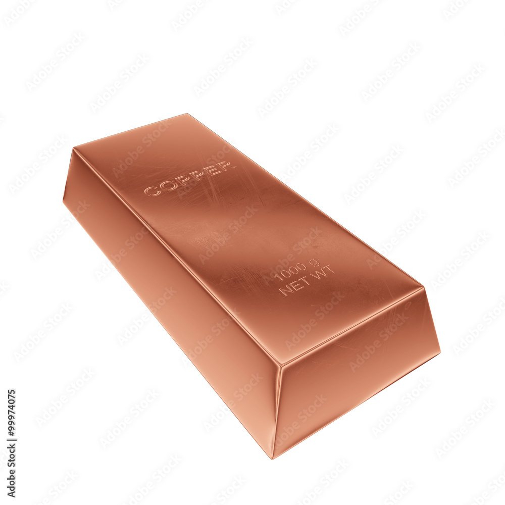 copper ingot Stock Illustration