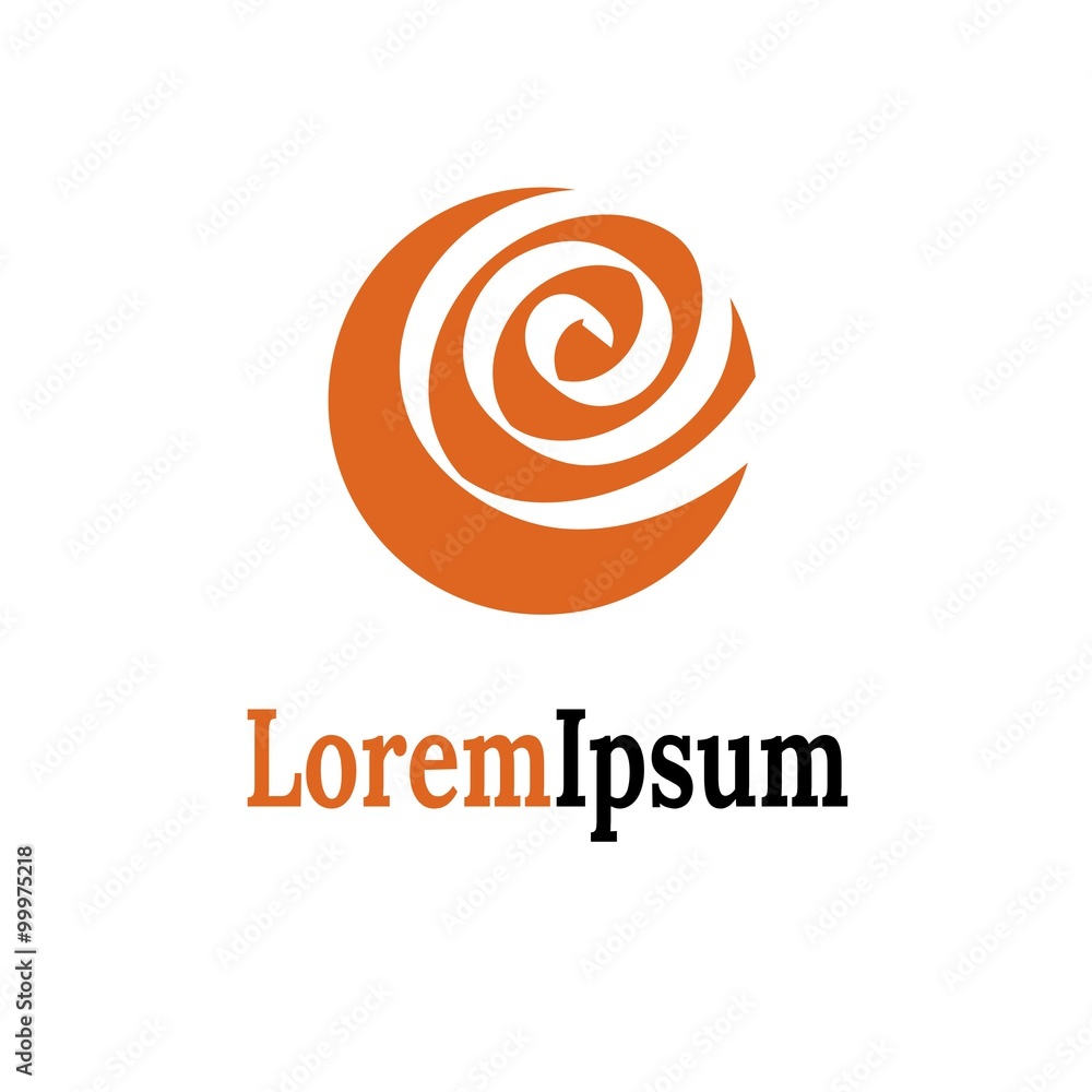 Vector of spiral icon. Abstract sphere logo . Business icon for the company. Design element. Vector illustration. Vector of spiral icon. Abstract sphere logo . Business icon for the company. Design element. Vector illustration.