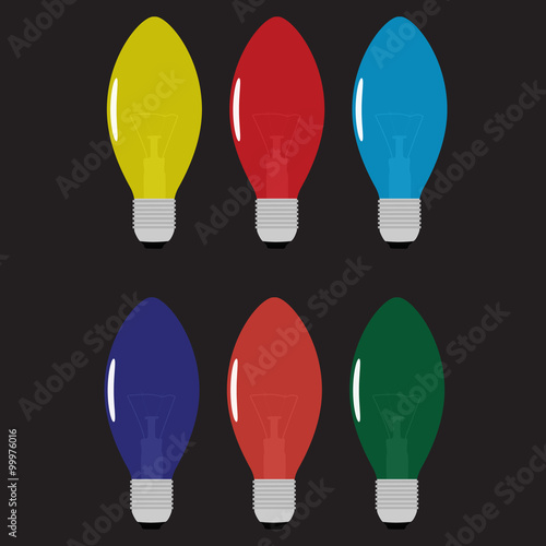 Christmas light bulb set
