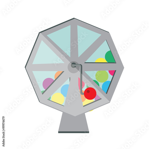 Lottery machine icon
