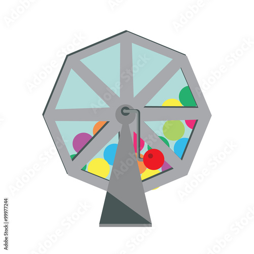 Lottery machine icon