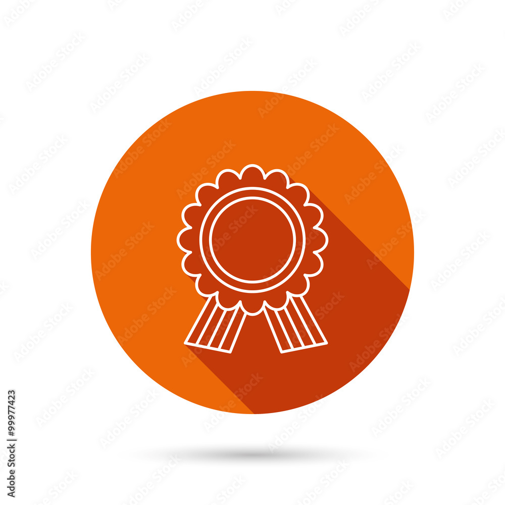 Award medal icon. Winner achievement sign. Award medal icon. Winner achievement sign.