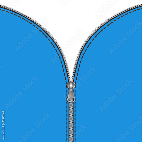 Sfondo cerniera zip verticale