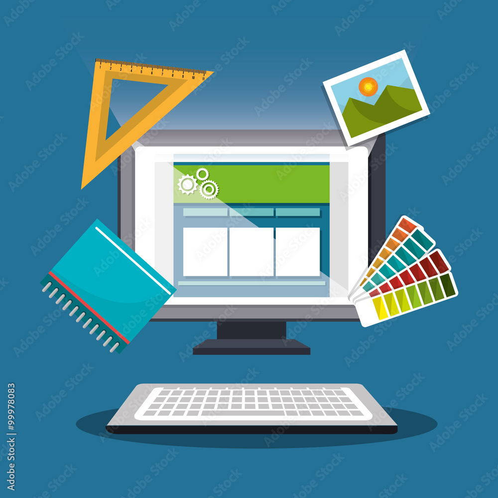 Computer web design Computer web design