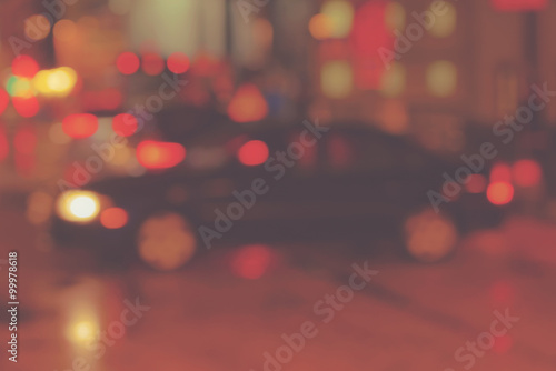 Defocused car with nice nat...