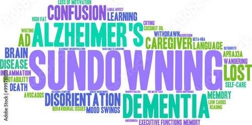 Sundowning Word Cloud