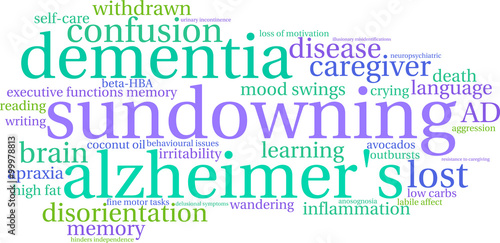 Sundowning Word Cloud