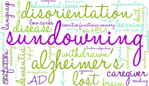Sundowning Word Cloud