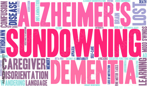 Sundowning Word Cloud