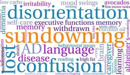 Sundowning Word Cloud