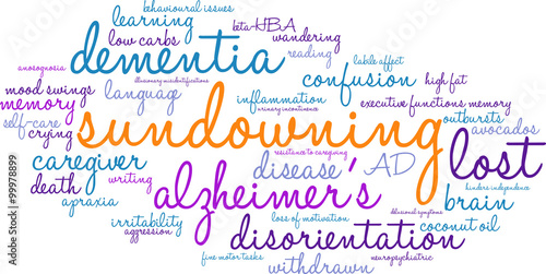 Sundowning Word Cloud