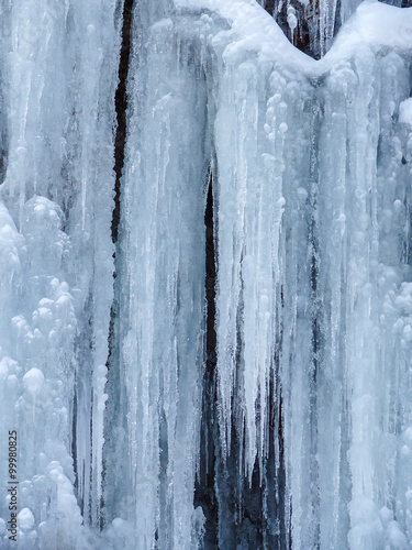 gefrorener Wasserfall, Eiswand 6 © knoeppel