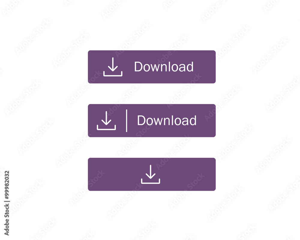 Download icon. Three versions of download icon. Download icon. Three versions of download icon.