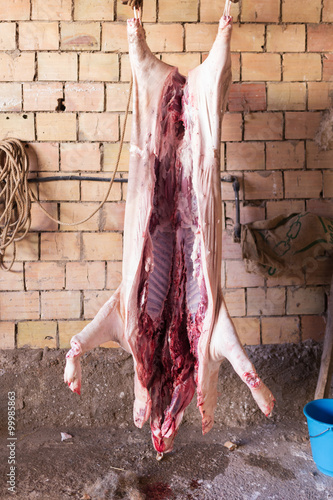 Obraz na plátně pig slaughter