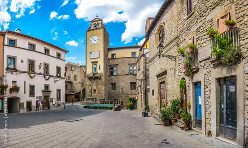 Ancient town of Vitorchiano, Viterbo, Lazio, Italy photo