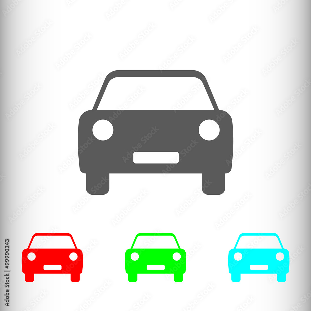 Automobile, car sign icon, vector illustration. Flat design styl Automobile, car sign icon, vector illustration. Flat design styl