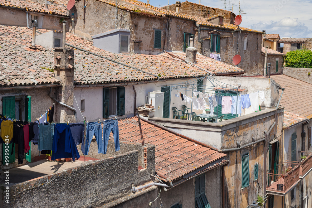 Exploring Italian Streets, Houses with Terraces