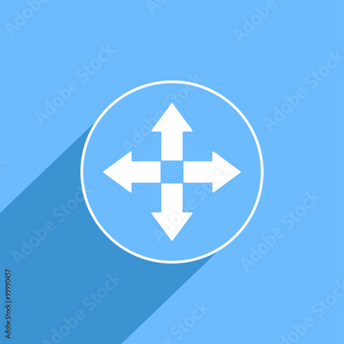 Fullscreen move arrow sign ...