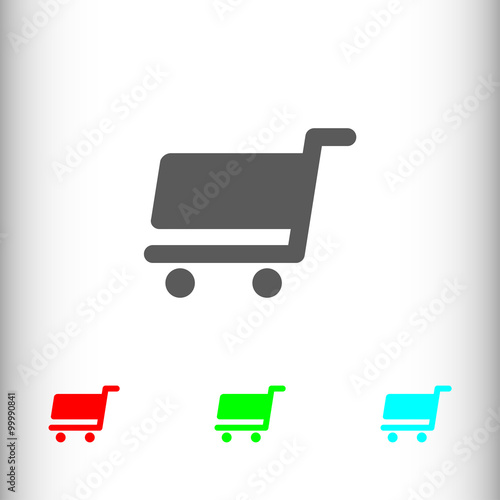 Shopping chart sign icon, v...