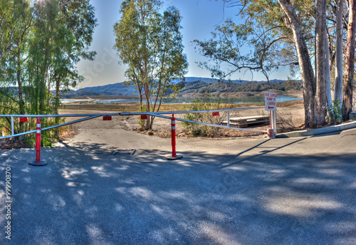California drought leaves original boat launch ramps too high above the waterline at Casitas.