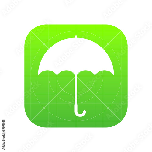 Umbrella sign icon, vector ...