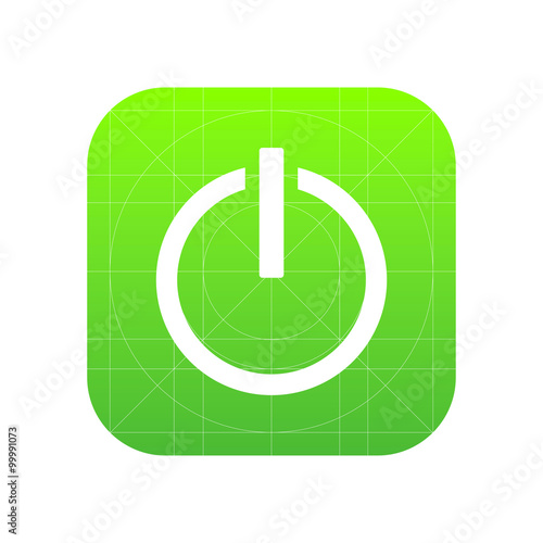 Power on off sign icon, vec...