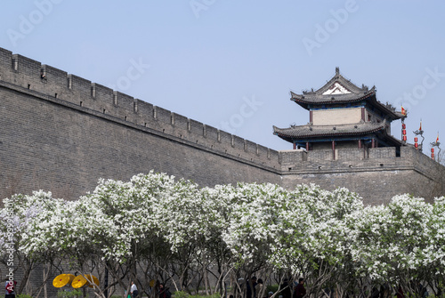 the ancient city wall of xi'an