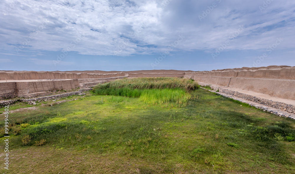 Chan Chan ruins in modern day Peru is the oldest known Pre-Colombian city in all of South America Chan Chan ruins in modern day Peru is the oldest known Pre-Colombian city in all of South America