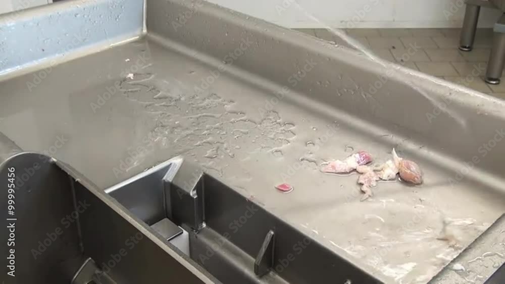 Cleaning the inside of grinder. Cleaning of premises and equipment in the food industry, supermarkets, warehouses with food and other similar places. Cleaning the inside of grinder. Cleaning of premises and equipment in the food industry, supermarkets, warehouses with food and other similar places.