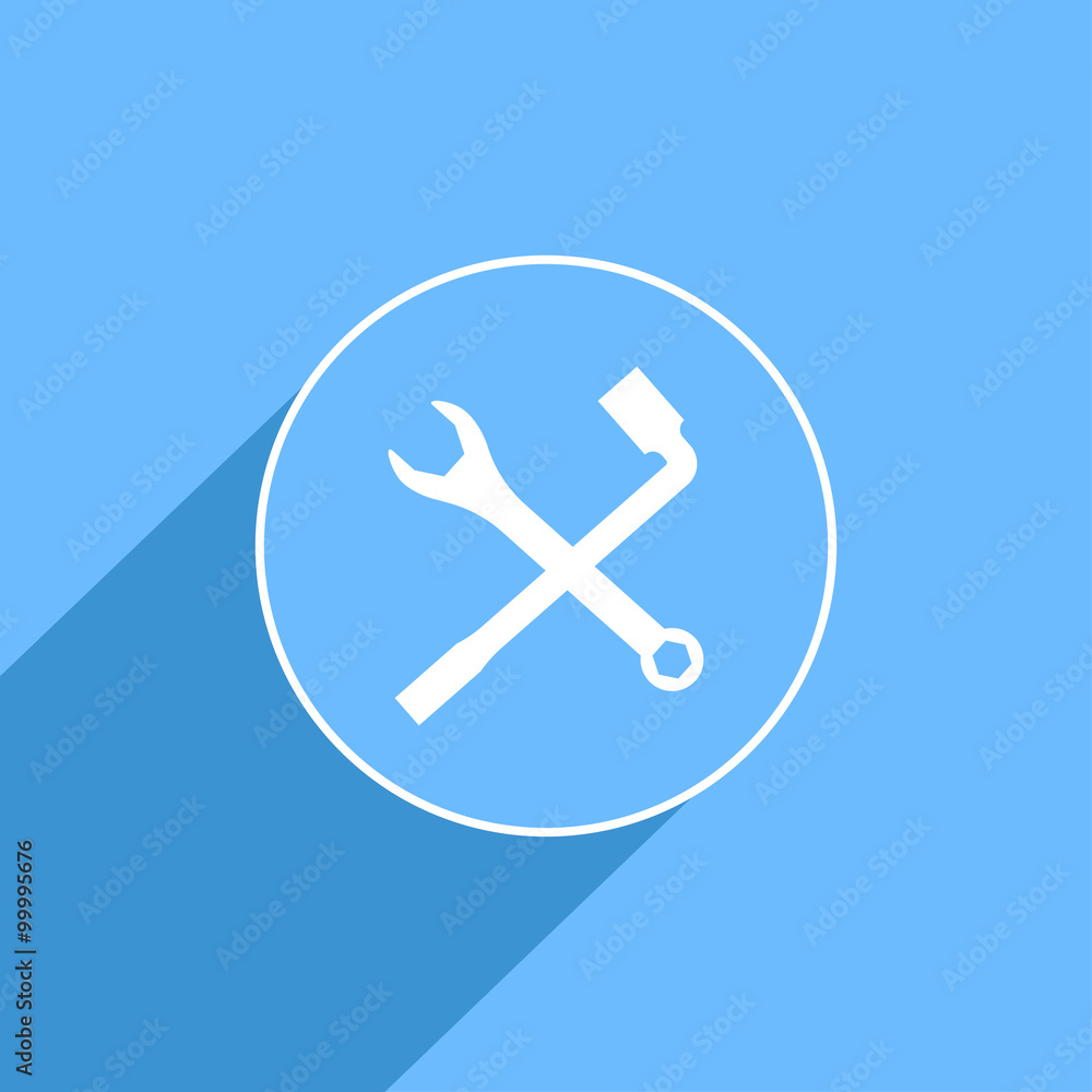 Work tool sign icon, vector illustration. Flat design style for Work tool sign icon, vector illustration. Flat design style for
