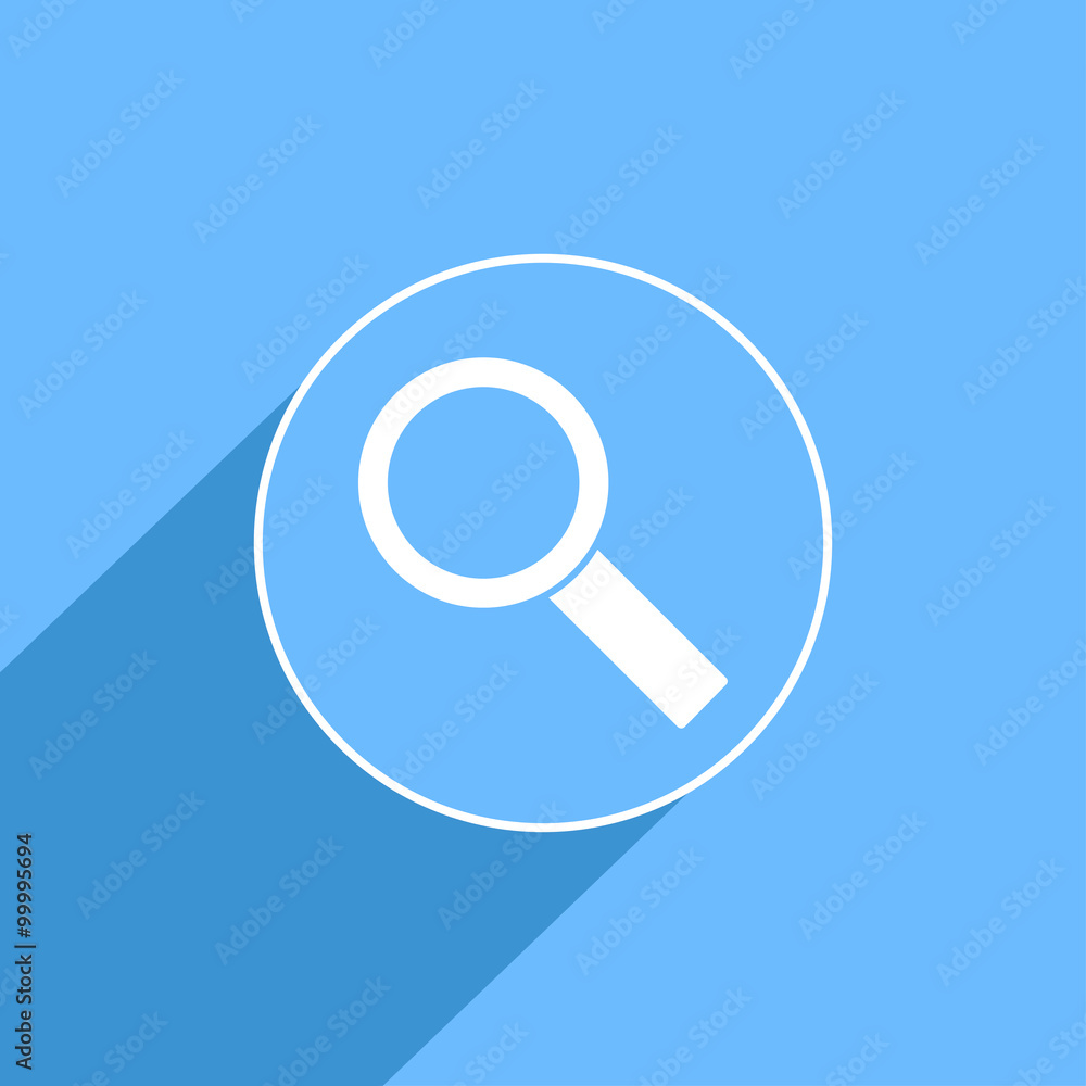 Search sign icon, vector illustration. Flat design style for web Search sign icon, vector illustration. Flat design style for web
