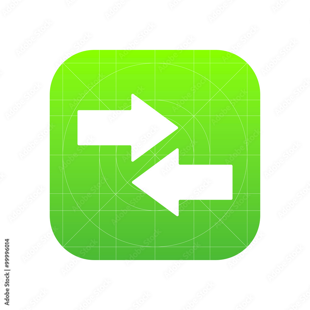 Left right arrow sign icon, vector illustration. Flat design sty Left right arrow sign icon, vector illustration. Flat design sty