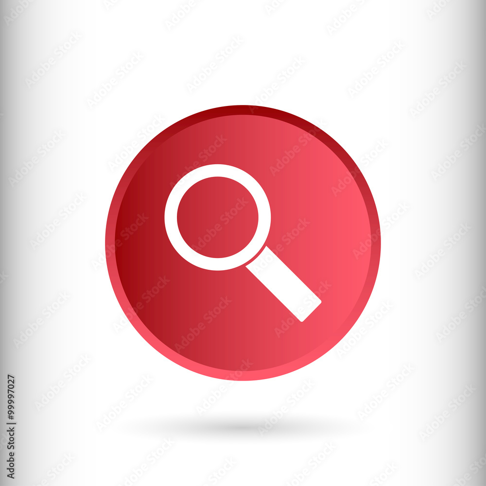 Search sign icon, vector illustration. Flat design style for web Search sign icon, vector illustration. Flat design style for web